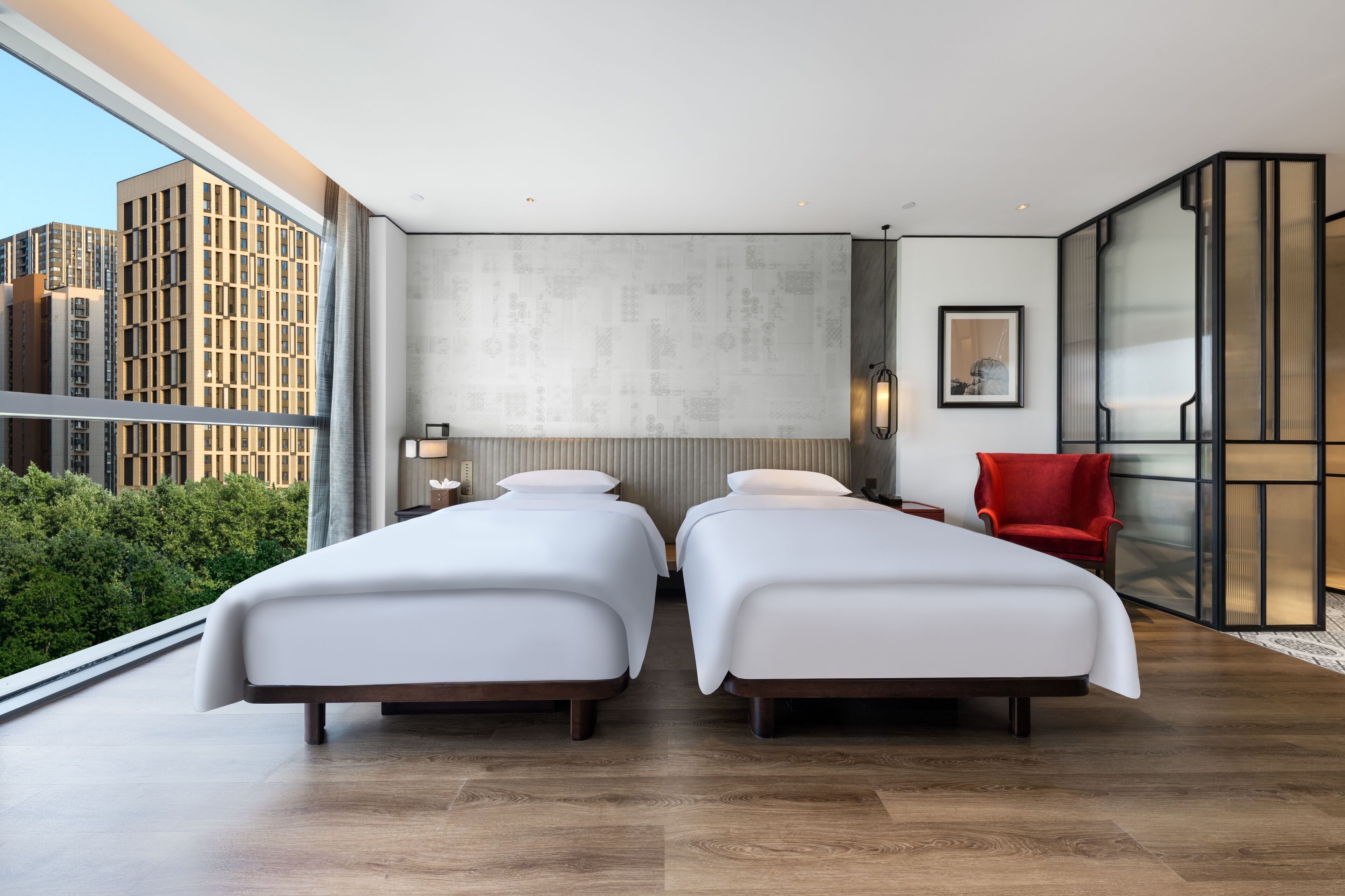 Premium bedding, down duvets, pillow-top beds, minibar