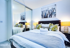 Appartement | 1 slaapkamer, een strijkplank/strijkijzer, gratis wifi, beddengoed