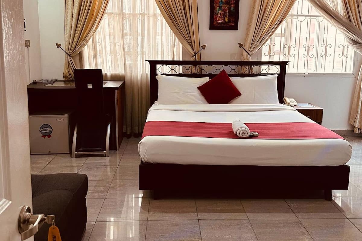 Pillow-top beds, free WiFi, bed sheets