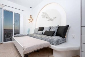 Huoneisto, 1 keskisuuri parisänky | 1 makuuhuone, ilmainen Wi-Fi, vuodevaatteet