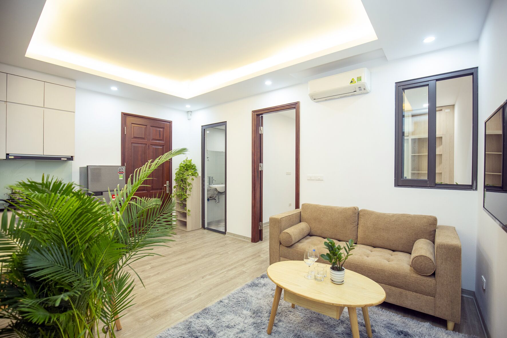 Apartment, 1 Double Bed | Living area | Flat-screen TV