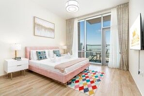Appartement panoramique | 2 chambres, coffre-fort, décor unique, ameublement unique