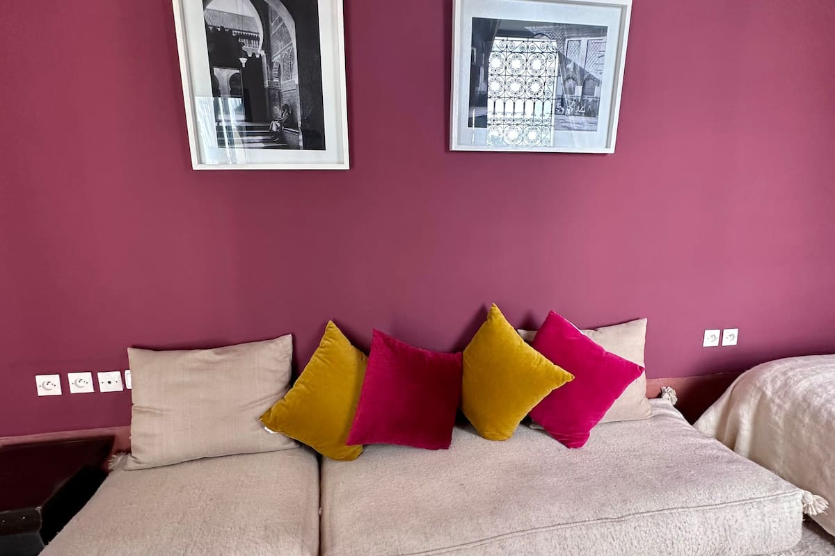 Deluxe Double Room, 1 King Bed, Courtyard View | 2 bedrooms, in-room safe, blackout curtains, iron/ironing board
