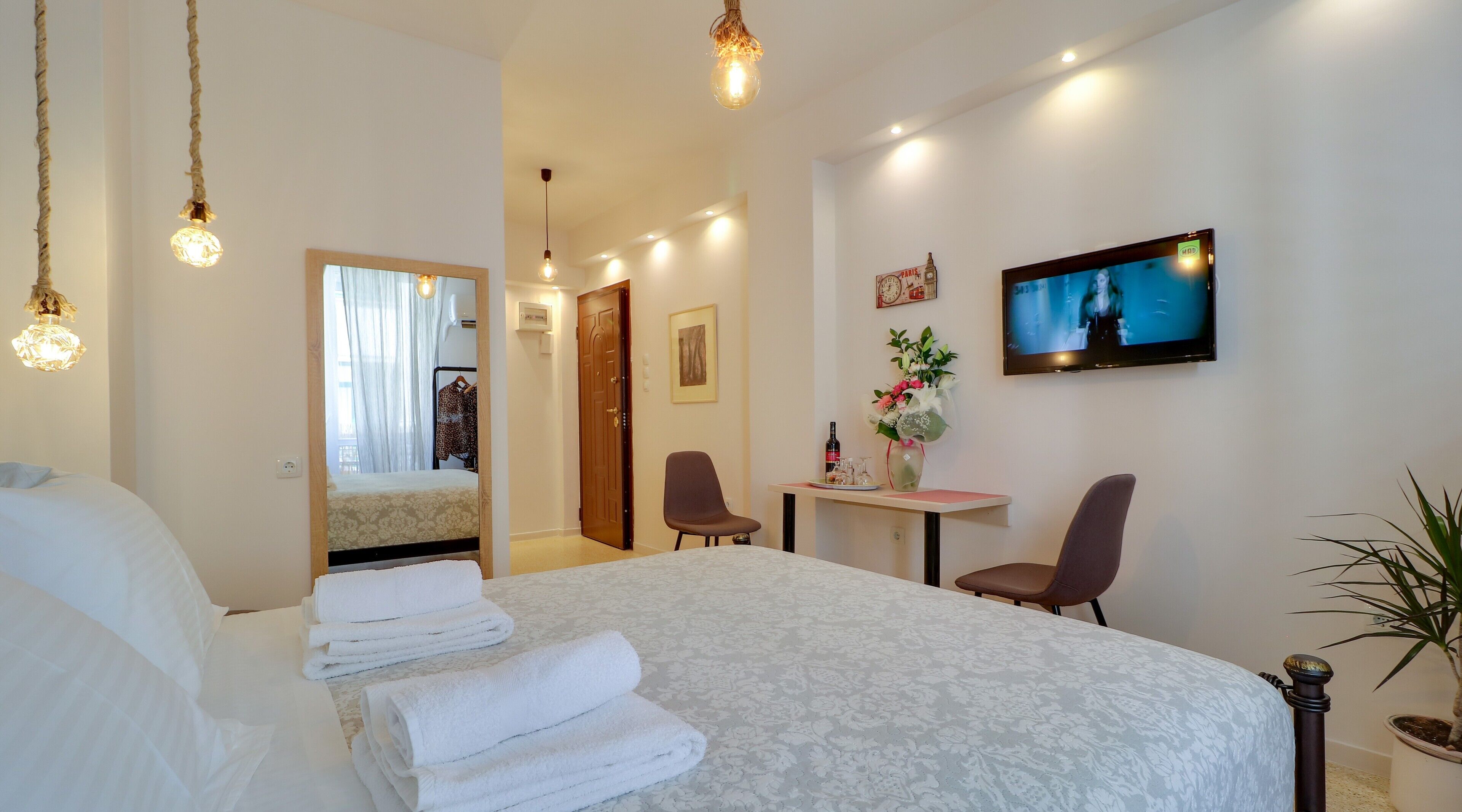 1 Schlafzimmer, Schreibtisch, Bügeleisen/Bügelbrett, WLAN