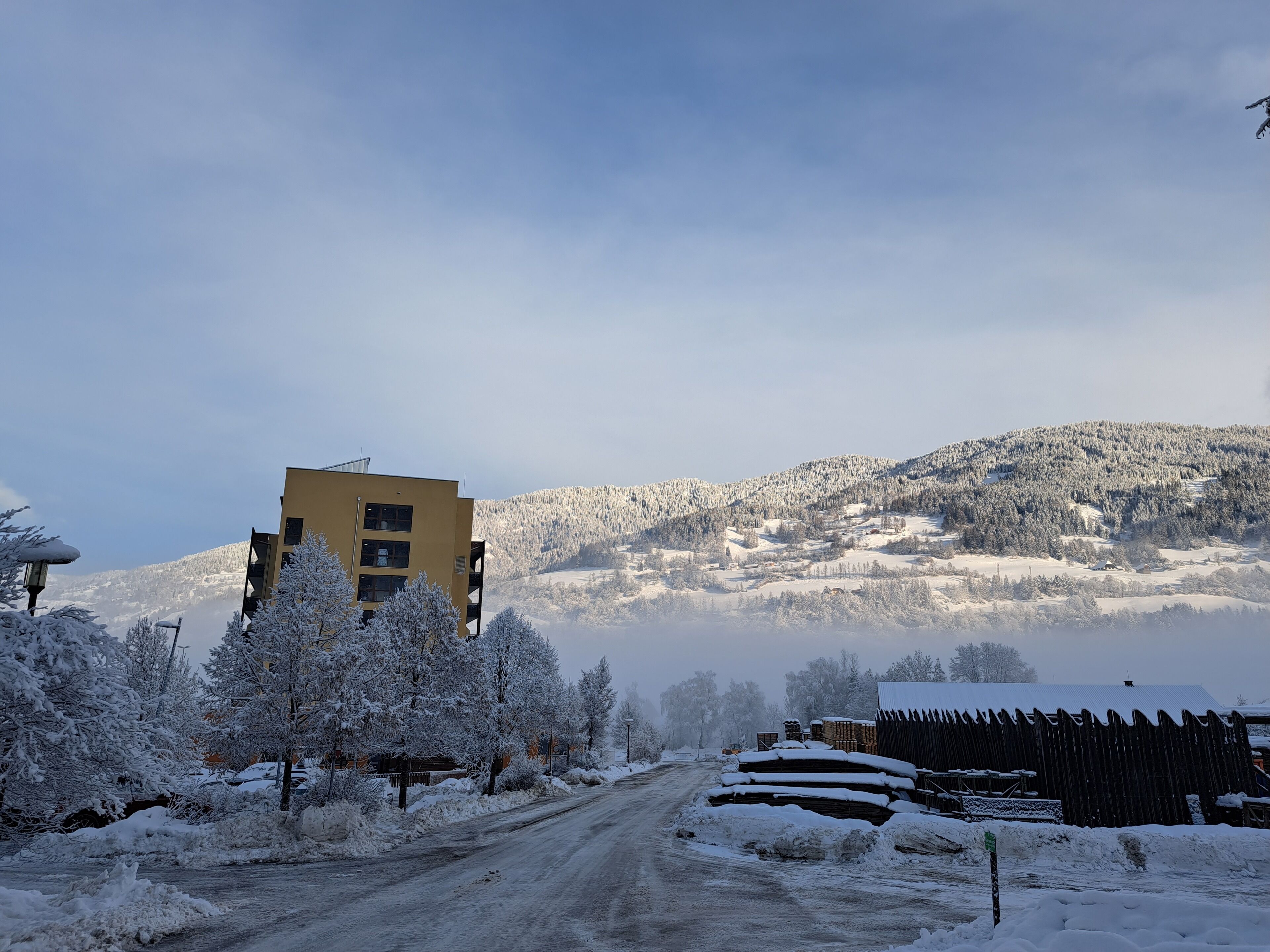 Fassade der Unterkunft