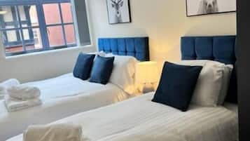 2 bedrooms, iron/ironing board, travel crib, WiFi