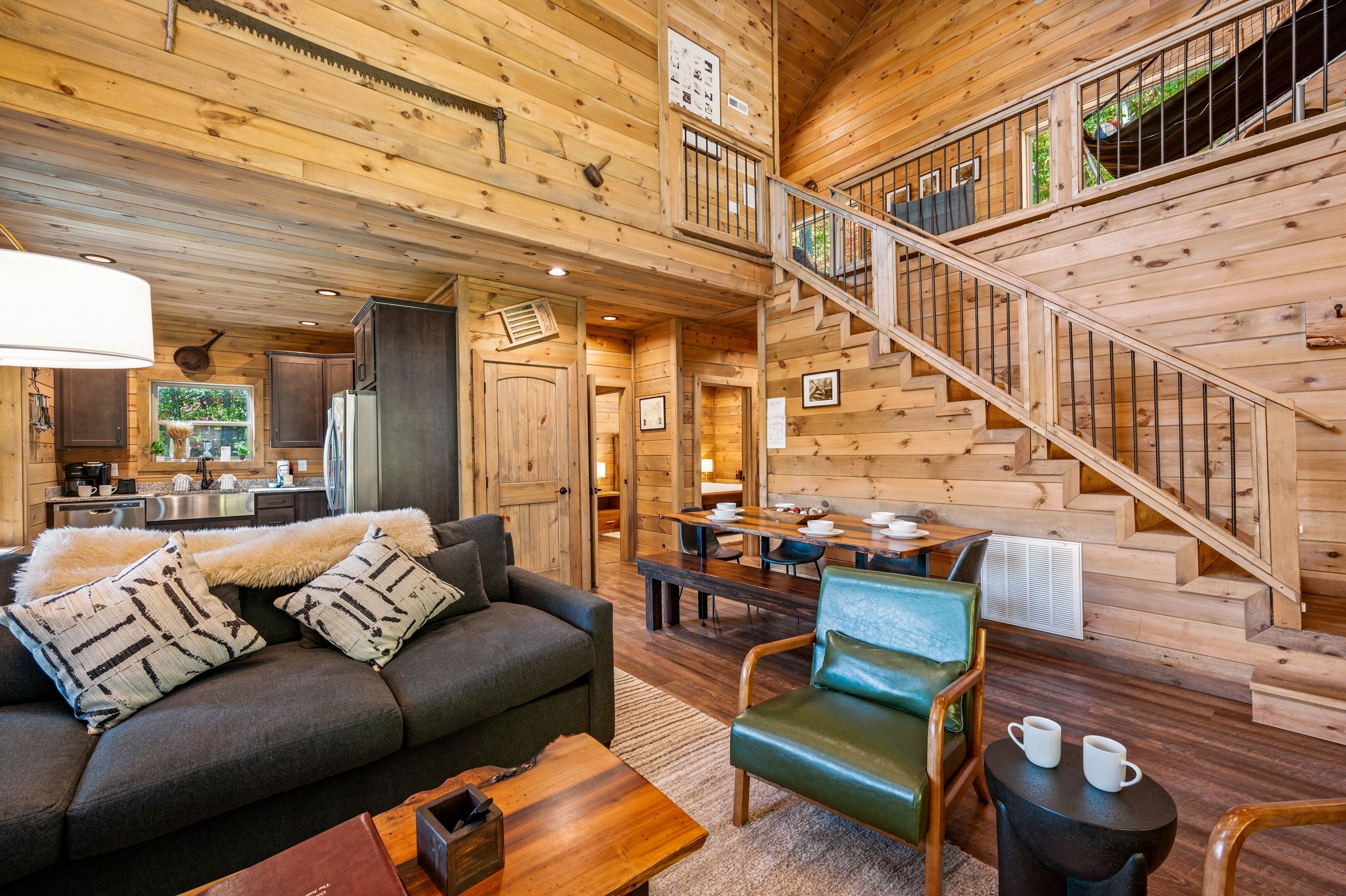 Ferienhütte, 3 Schlafzimmer | Wohnbereich | Smart-TV