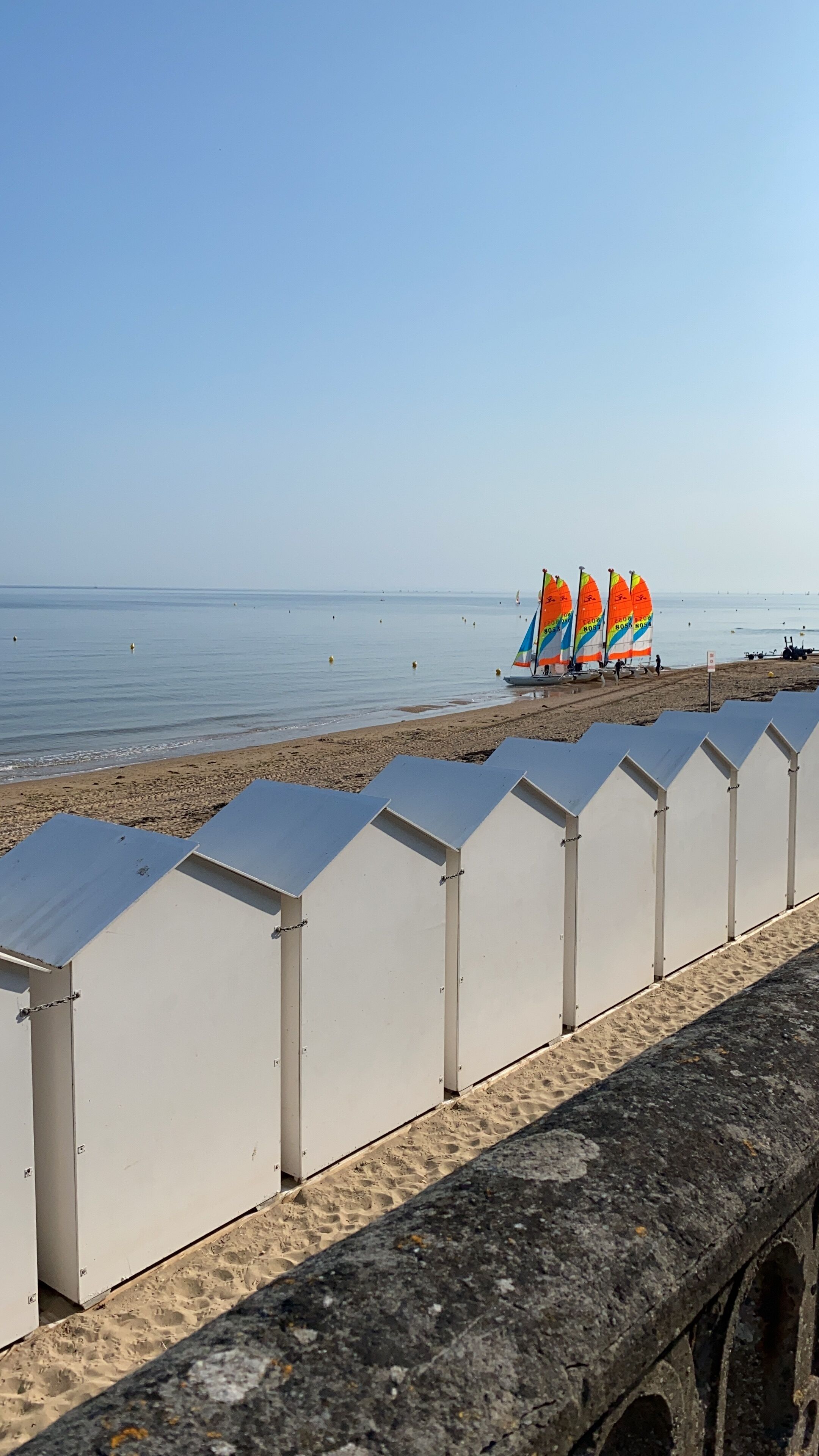 Sun-loungers, beach towels