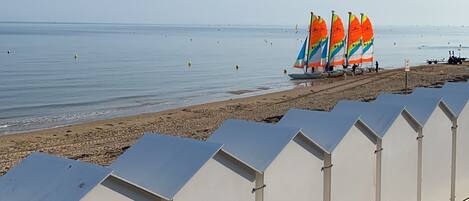 Sun loungers, beach towels