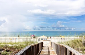 Beach nearby - Sugar Beach F-27 | Gulf-Front Complex | Pool | Steps to Beach (Navarre Beach)