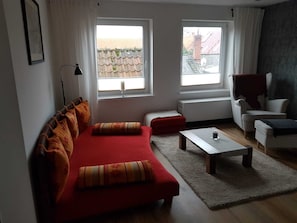 Fernseher, Kamin