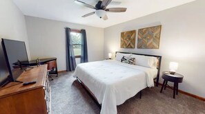 2 عدّة غرف نوم ومكتب وواي فاي وملاءات أسرّة