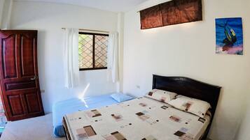2 bedrooms, bed sheets