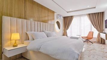 Executive appartement | 3 slaapkamers, een minibar, een kluis op de kamer