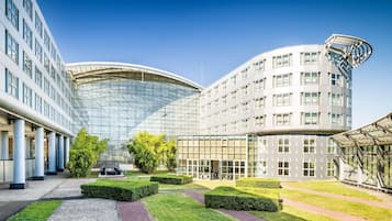 Vue depuis lâhĂ©bergement