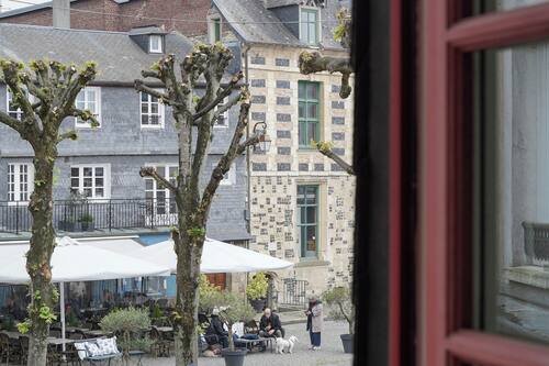 Vue sur la ville depuis l’hébergement