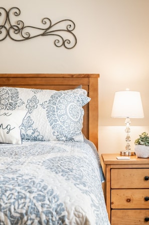 2 bedrooms, iron/ironing board, travel crib, free WiFi