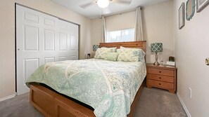 2 bedrooms, iron/ironing board, travel crib, free WiFi