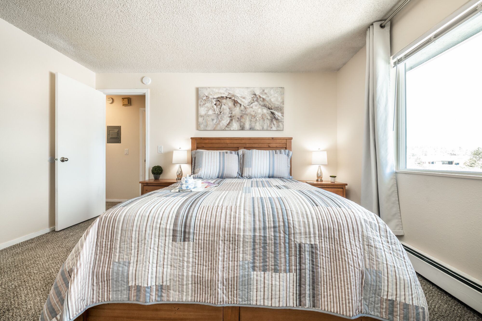 2 bedrooms, iron/ironing board, free WiFi, bed sheets