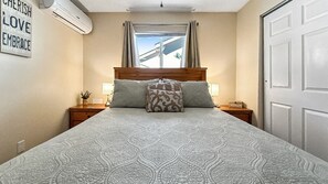 2 bedrooms, iron/ironing board, travel crib, free WiFi