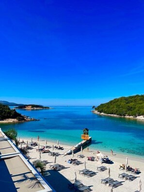 Vue sur la plage/l’océan