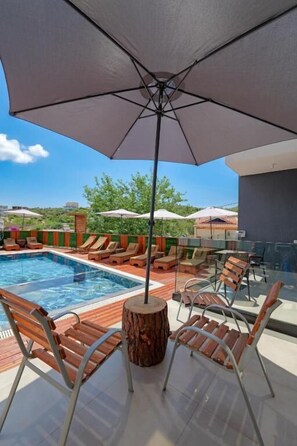 Rooftop pool