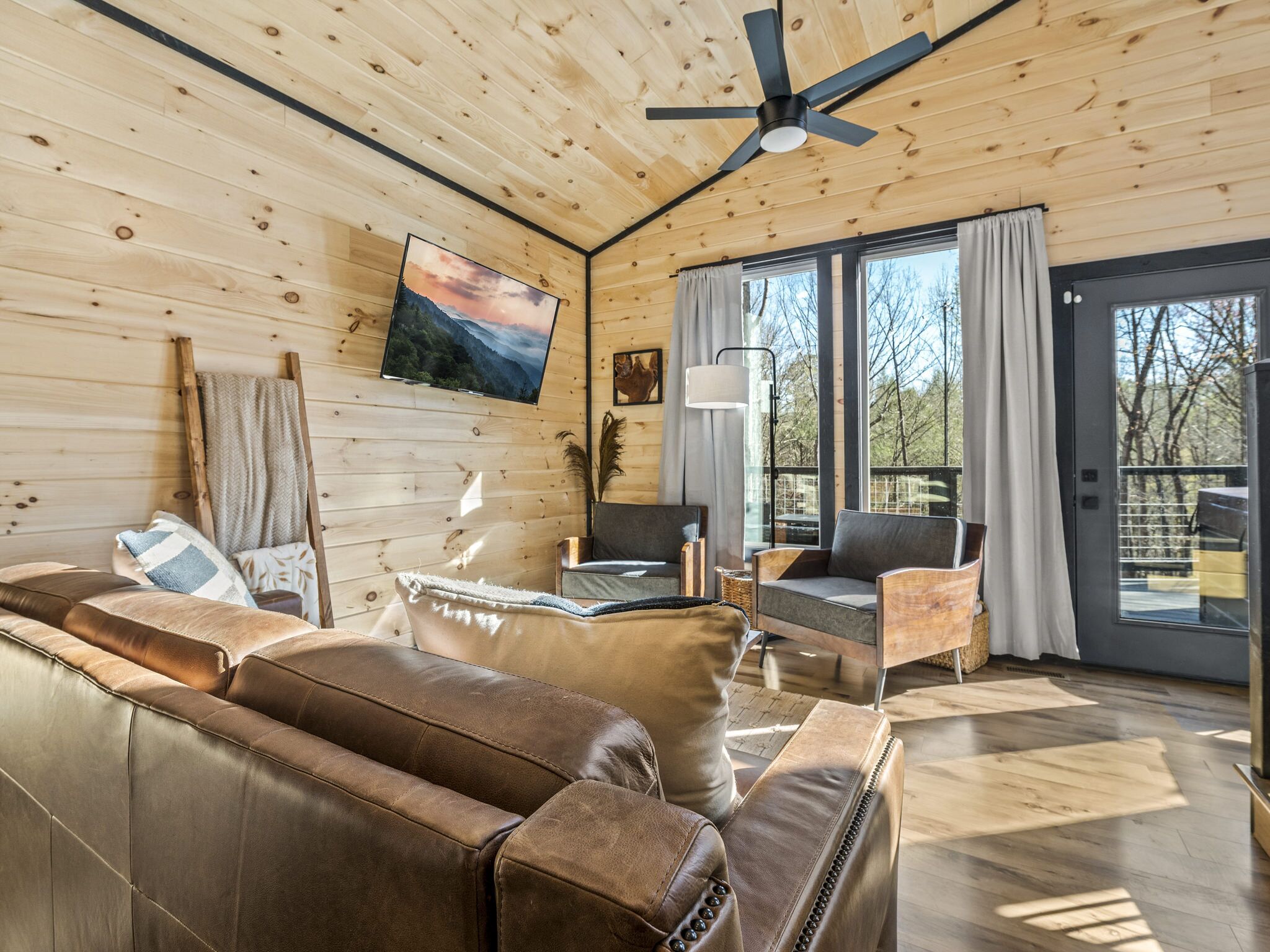 Smart-TV, peis og bøker