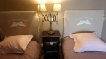 Chambre Luxe avec lits jumeaux (Chambre Les TĂȘtes Plates)