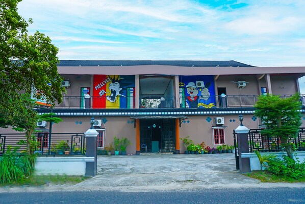 Voorkant van accommodatie