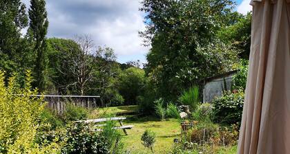 Large family lodge 15 pers. in the green