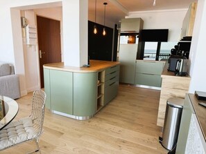 Dining - Appartement" Pleine Mer "direct sea view (Mers-les-Bains)