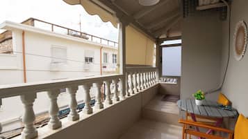 Deluxe-Doppelzimmer, Balkon, Stadtblick | Balkon