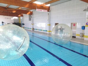 Indoor pool, outdoor pool