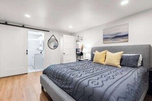 2 bedrooms, iron/ironing board, travel crib, WiFi