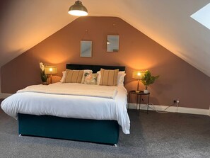 2 bedrooms, iron/ironing board, travel crib, WiFi