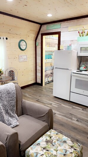TV, DVD player, books