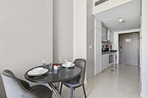 Dining - Chic Hotel-Style Studio in Damac Hills (Dubai)