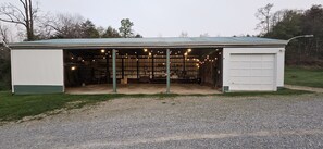 Exterior - Historic Pre-Civil War Log Farmhouse in the Country with Creek access (Boones Mill)