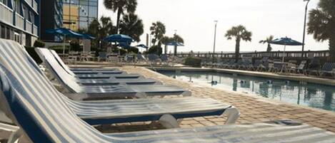 Indoor pool, outdoor pool
