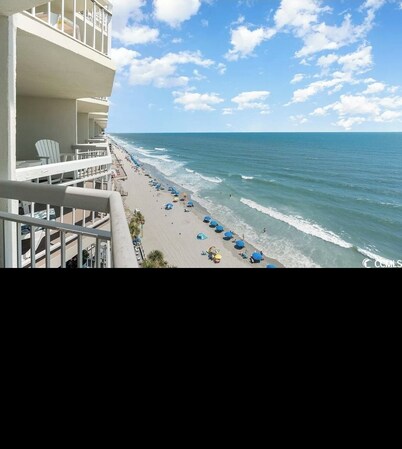 Beautiful oceanfront Condo with direct access to the beach, steps from the sand