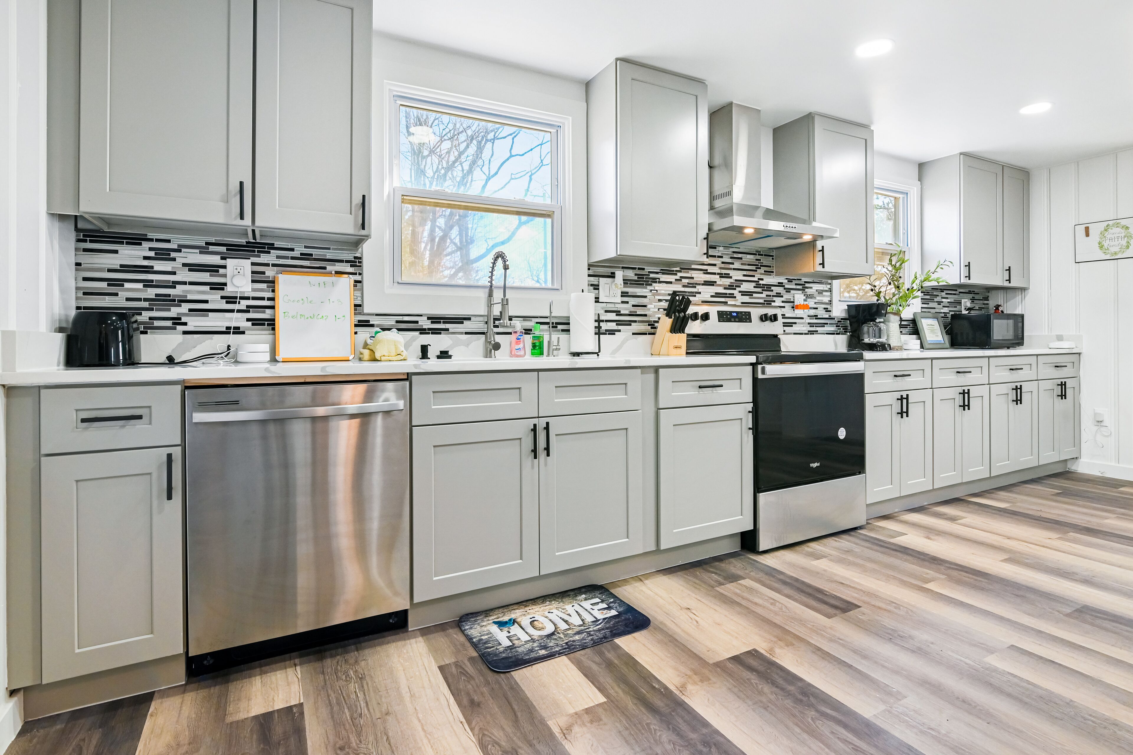 Charming abode with a game room, wood-burning fireplace, & deck - dogs ok