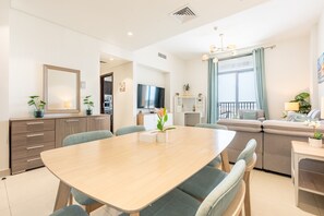 Dining - Peaceful 2BR at Afnan 5 Midtown IMPZ by Deluxe Holiday Homes (Dubai)