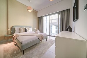 1 bedroom, in-room safe, iron/ironing board, free WiFi - Elegant 1BR at Montrose Residence B Al Barsha South by Deluxe Holiday Homes (Dubai)