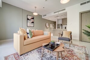 TV - Elegant 1BR at Montrose Residence B Al Barsha South by Deluxe Holiday Homes (Dubai)