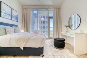 1 bedroom, in-room safe, iron/ironing board, free WiFi - Glamorous 1BR at Noura Tower Business Bay by Deluxe Holiday Homes (Dubai)