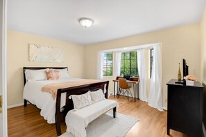 2 habitaciones, escritorio, wifi gratis y ropa de cama