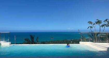 Beautiful Ocean And Mountain View