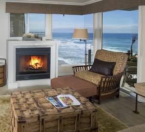 Panoramic Villa, Multiple Beds, Patio, Ocean View | Living area - Sunset Cove Villas in Laguna Beach (Laguna Beach)