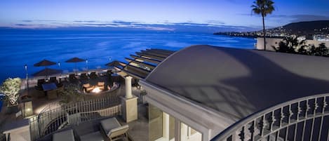 Villa « Premier », 2 chambres, patio, vue océan | Vue depuis le balcon