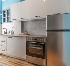 Private kitchen - Luxury Art Deco 1-bed Apartment in Thessaloniki (Thessaloniki)